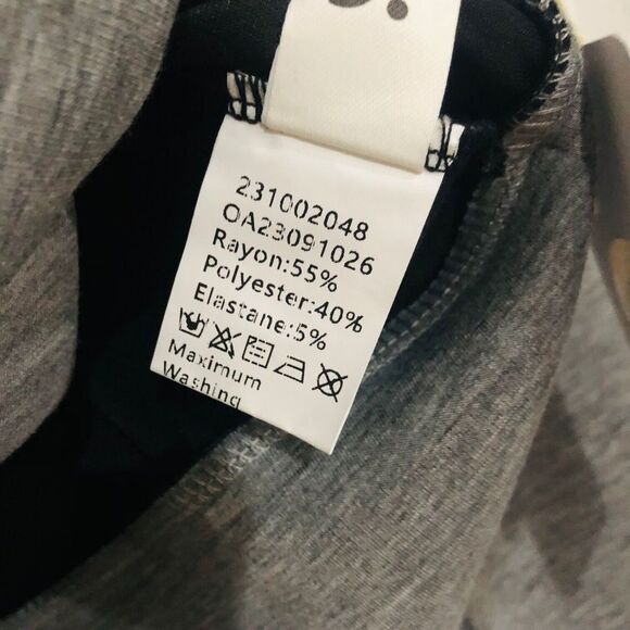 Commense Women's Athflow Cropped Cardigan Sweater Long Sleeve Gray Medium NWT - Picture 5 of 7